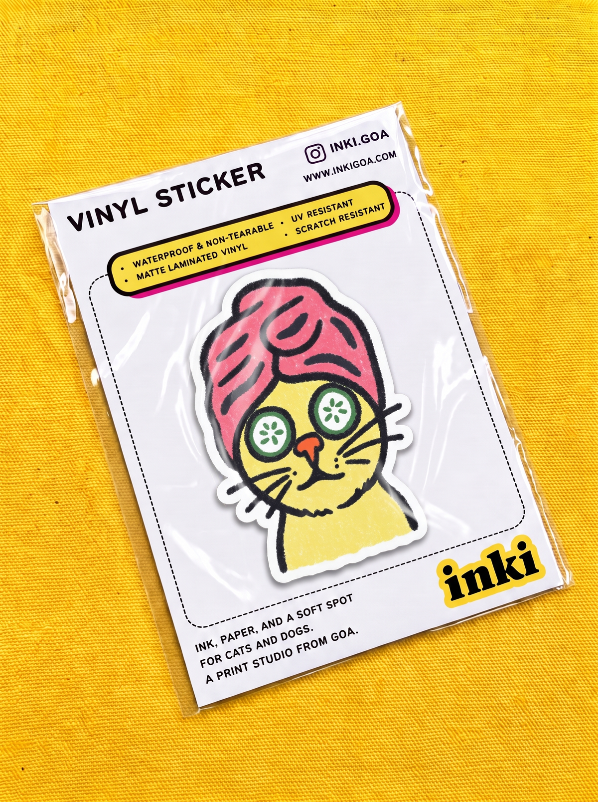 Do Not Disturb - Cat Vinyl Sticker