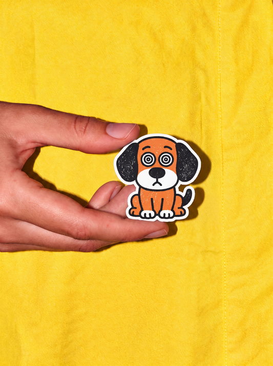 Puppy Eyes - Dog Vinyl Sticker