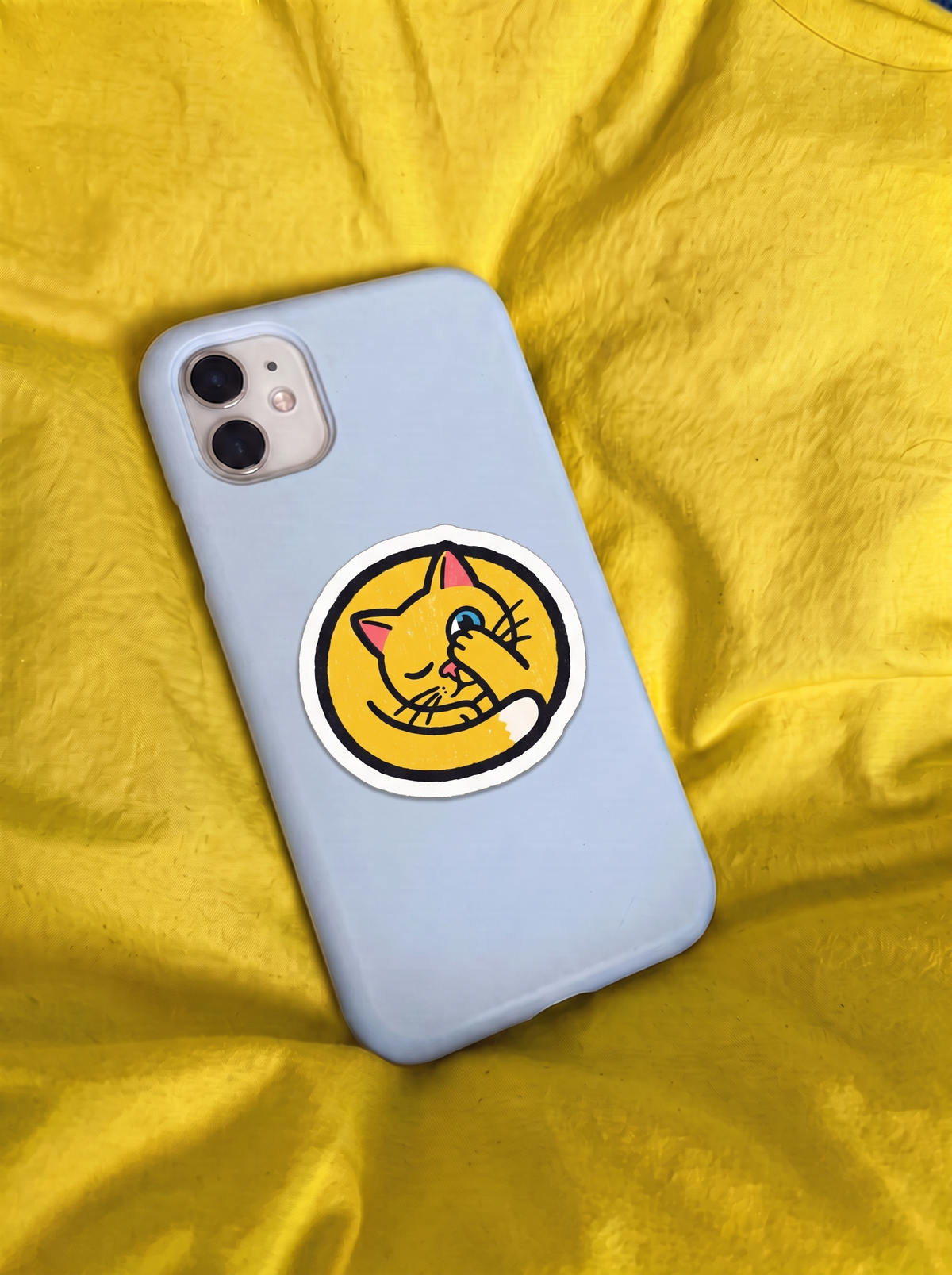 Cat Eye - Cat Vinyl Sticker