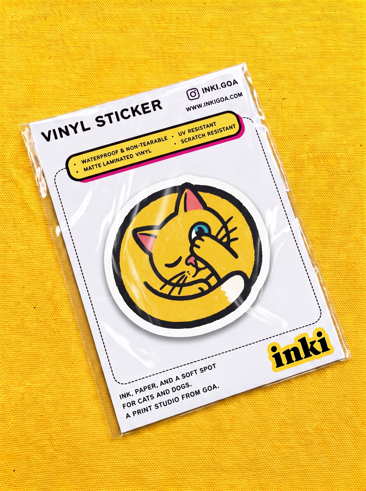 Cat Eye - Cat Vinyl Sticker